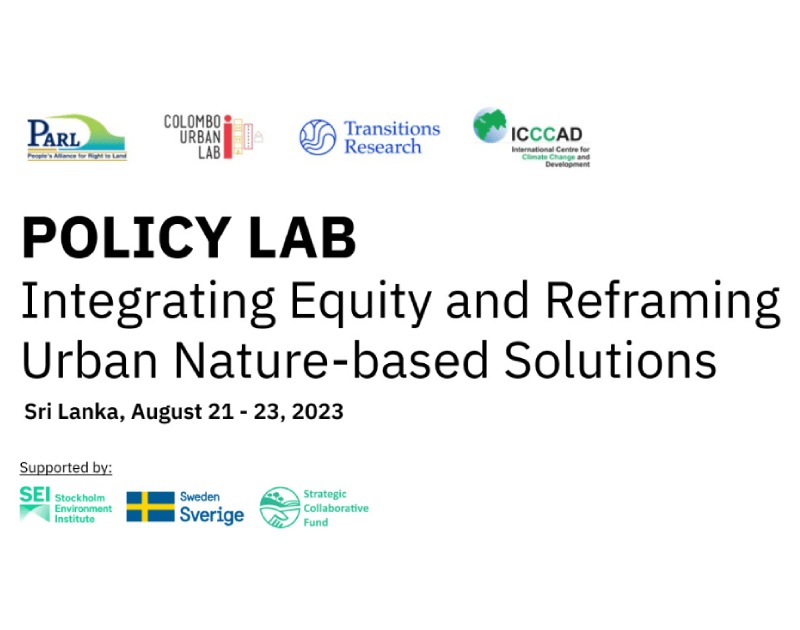 Policy-Lab on ‘Integrating Equity and Reframing Urban NbS in South Asian Cities’