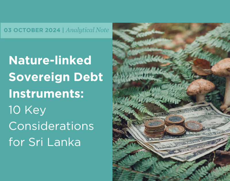 Nature-linked Sovereign Debt Instruments: 10 Key Considerations for Sri Lanka
